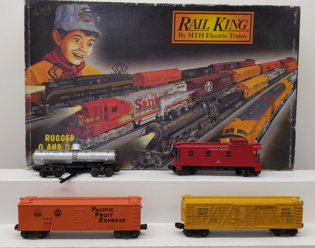 MTH 020 O Gauge Union Pacific Freight Car Set/Box