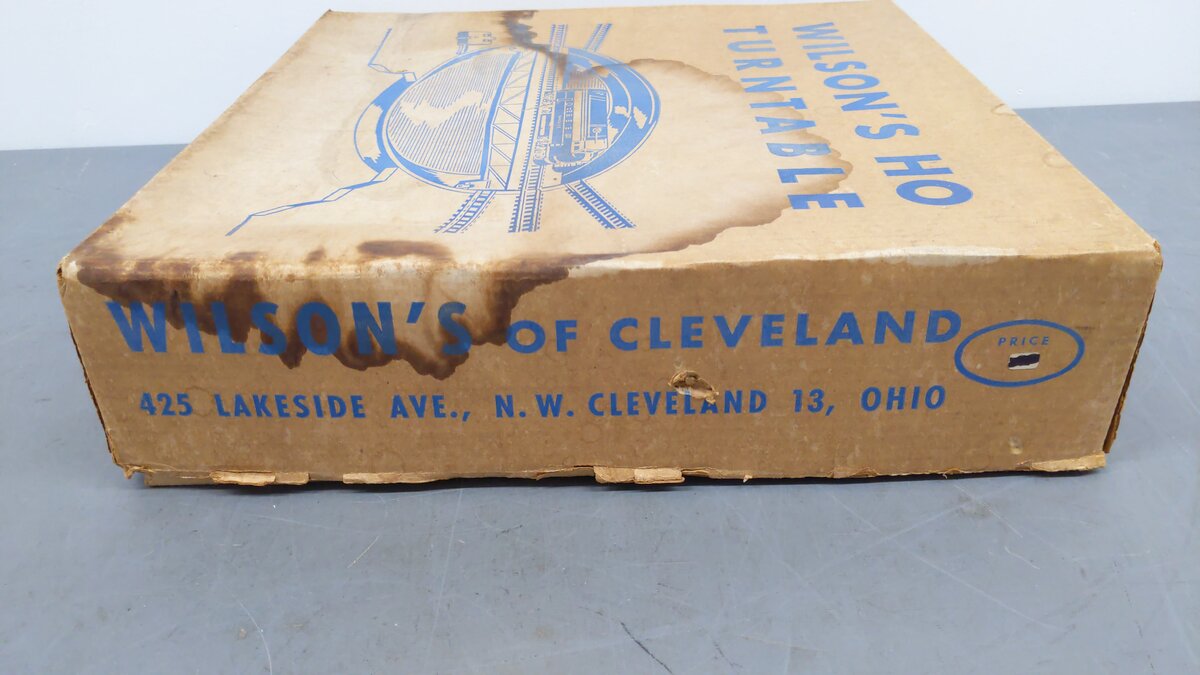 Wilson's HO Scale Turntable VG/Box