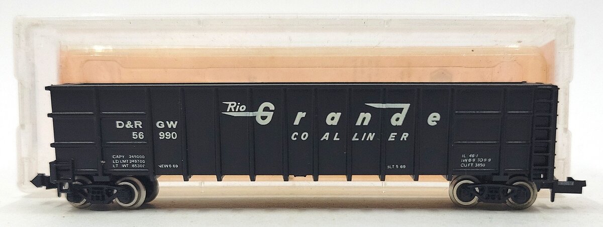Roundhouse 8103 N Denver & Rio Grande Western Thrall Coal Gondola #56990 LN/Box