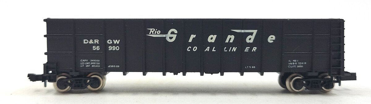 Roundhouse 8103 N Denver & Rio Grande Western Thrall Coal Gondola #56990 LN/Box