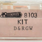 Roundhouse 8103 N Denver & Rio Grande Western Thrall Coal Gondola #56999 LN/Box