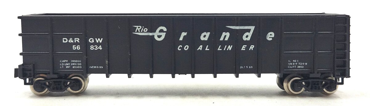 Roundhouse 8103 N Denver & Rio Grande Western Thrall Coal Gondola #56999 LN/Box