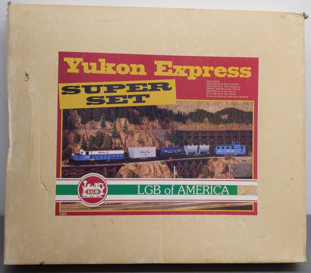 LGB 72855 G Gauge Yukon Express Super Set EX/Box