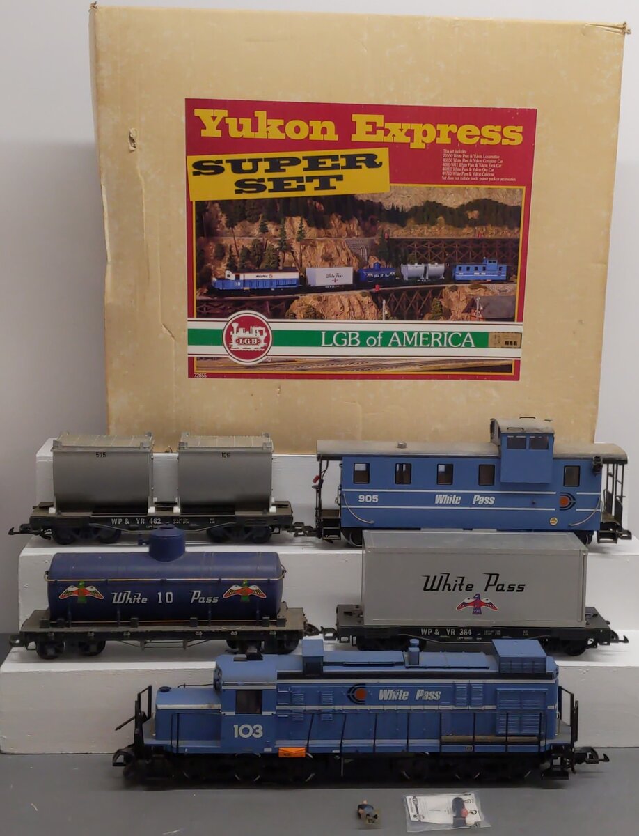 LGB 72855 G Gauge Yukon Express Super Set EX/Box