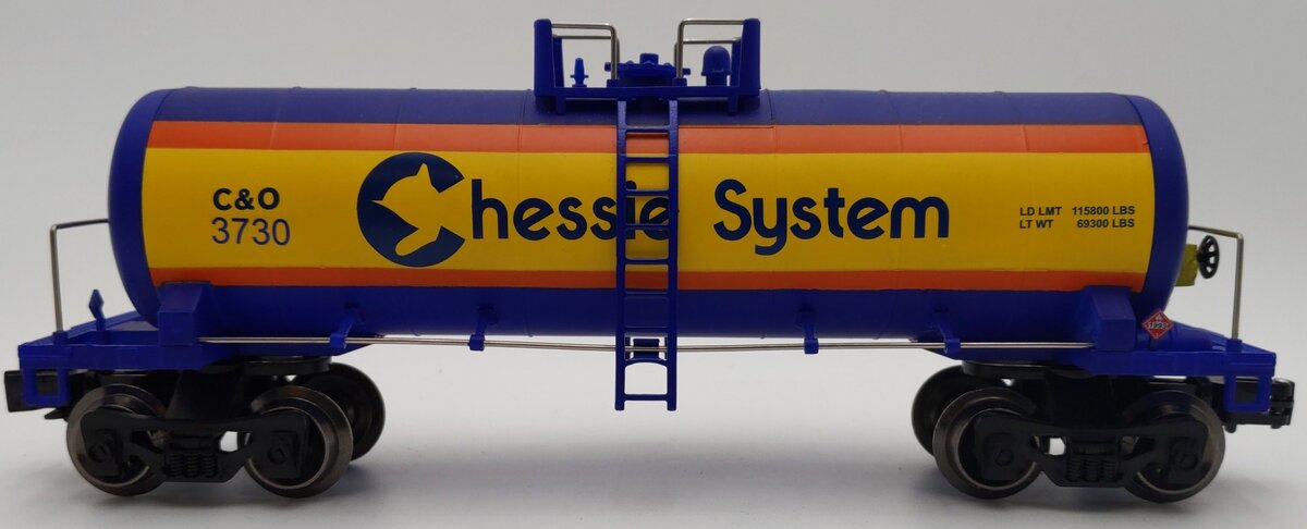 Menards 275-9103 O Gauge Chesapeake & Ohio Tank Car #3730 EX