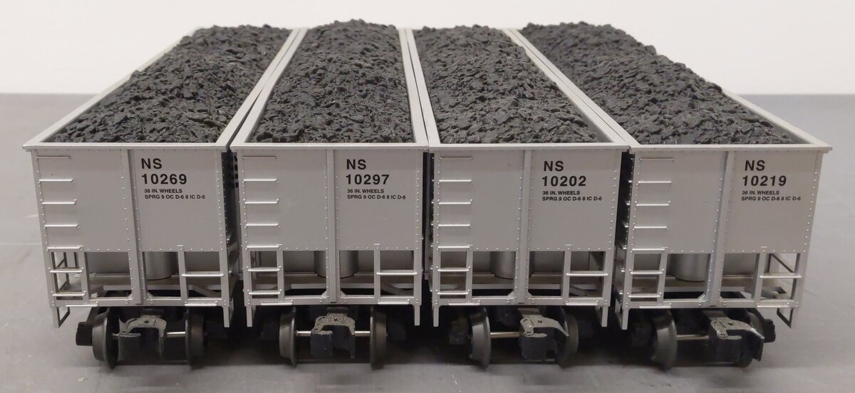 Lionel 6-84015 O Gauge Norfolk Southern Rotary Gondola Set (Set of 4) EX