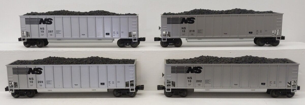 Lionel 6-84015 O Gauge Norfolk Southern Rotary Gondola Set (Set of 4) EX
