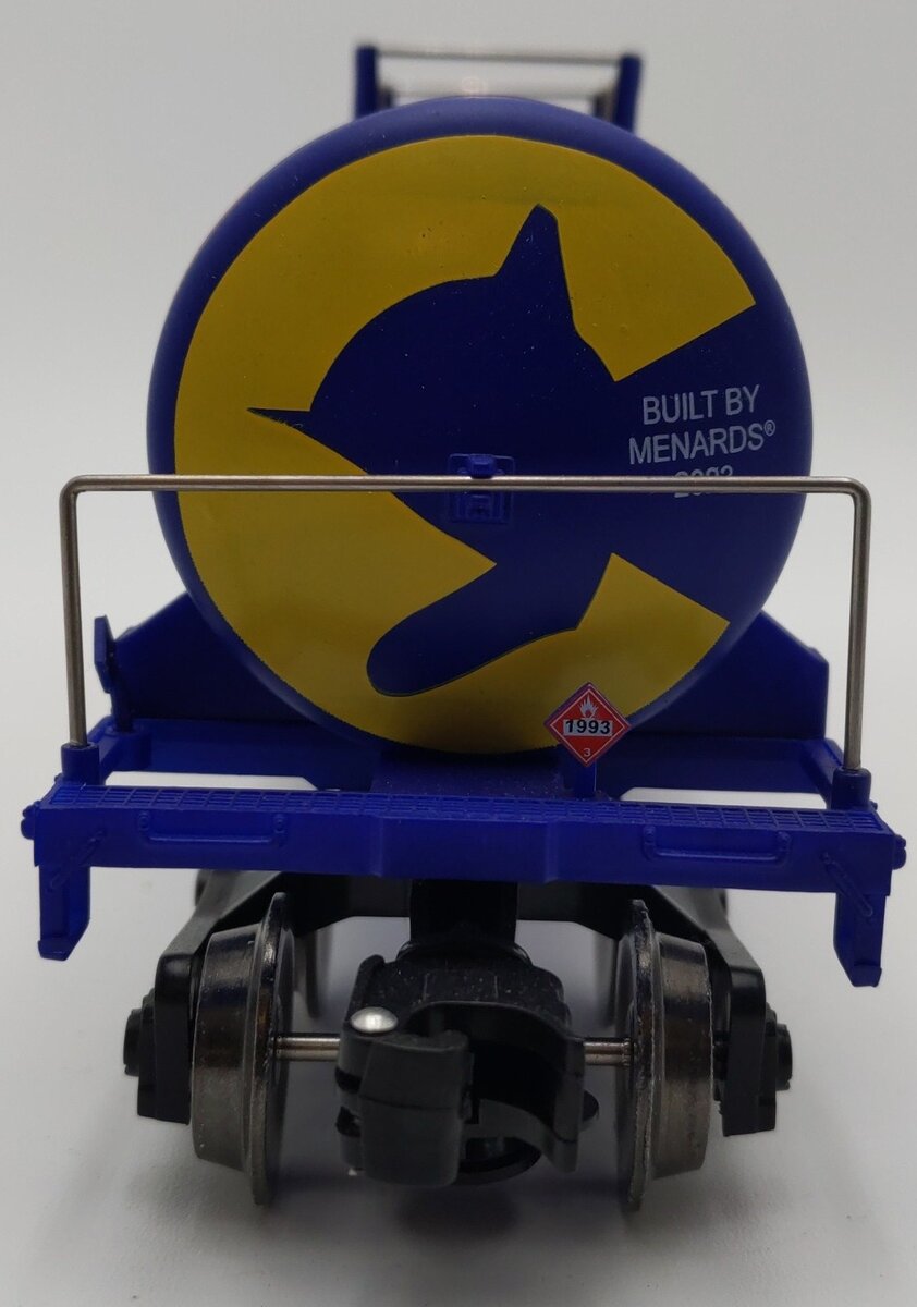 Menards 275-9103 O Gauge Chesapeake & Ohio Tank Car #3524 EX