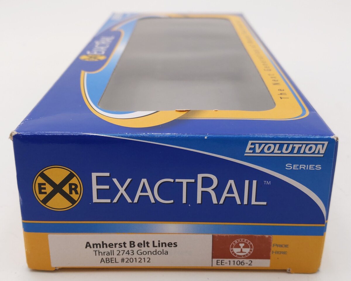ExactRail EE-1106-2 HO Scale Amherst Belt Lines Thrall Gondola #201212 LN/Box