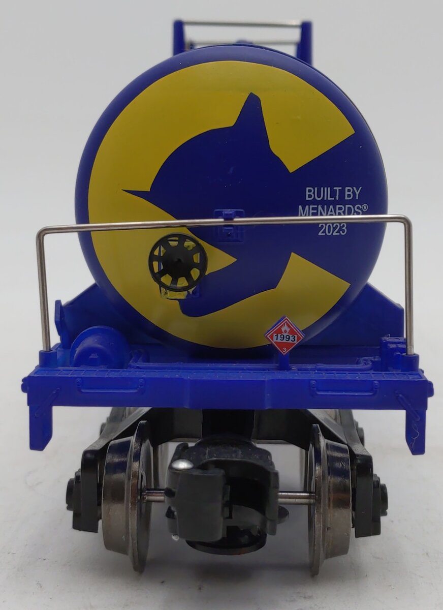 Menards 275-9103 O Gauge Chesapeake & Ohio Tank Car #3604 LN