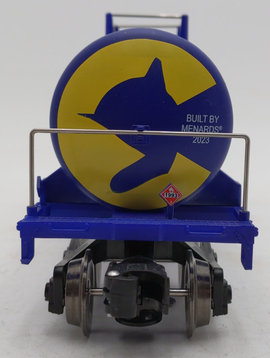 Menards 275-9103 O Gauge Chesapeake & Ohio Tank Car #3604 LN