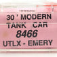 Roundhouse 8466 N Scale Emery 30' Modern Tank Car #85922 EX/Box