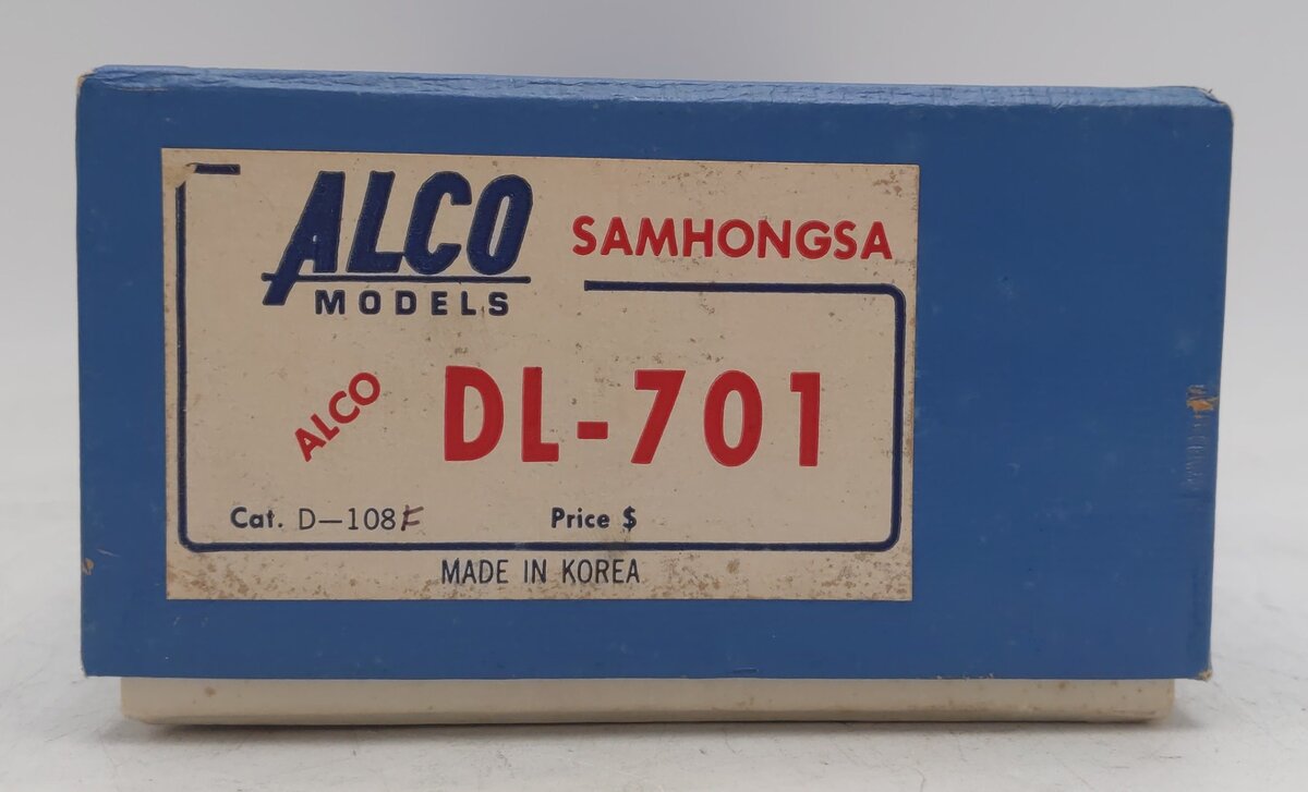 Alco Models DL-701 HO Scale Brass Diesel Locomotive VG/Box