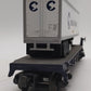 MTH 30-76463 O Chessie Flat Car w/ Trailer #9352 EX