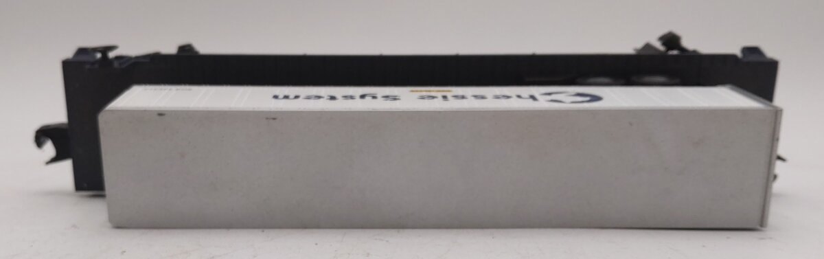 MTH 30-76463 O Chessie Flat Car w/ Trailer #9352 EX