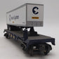 MTH 30-76463 O Chessie Flat Car w/ Trailer #9352 EX