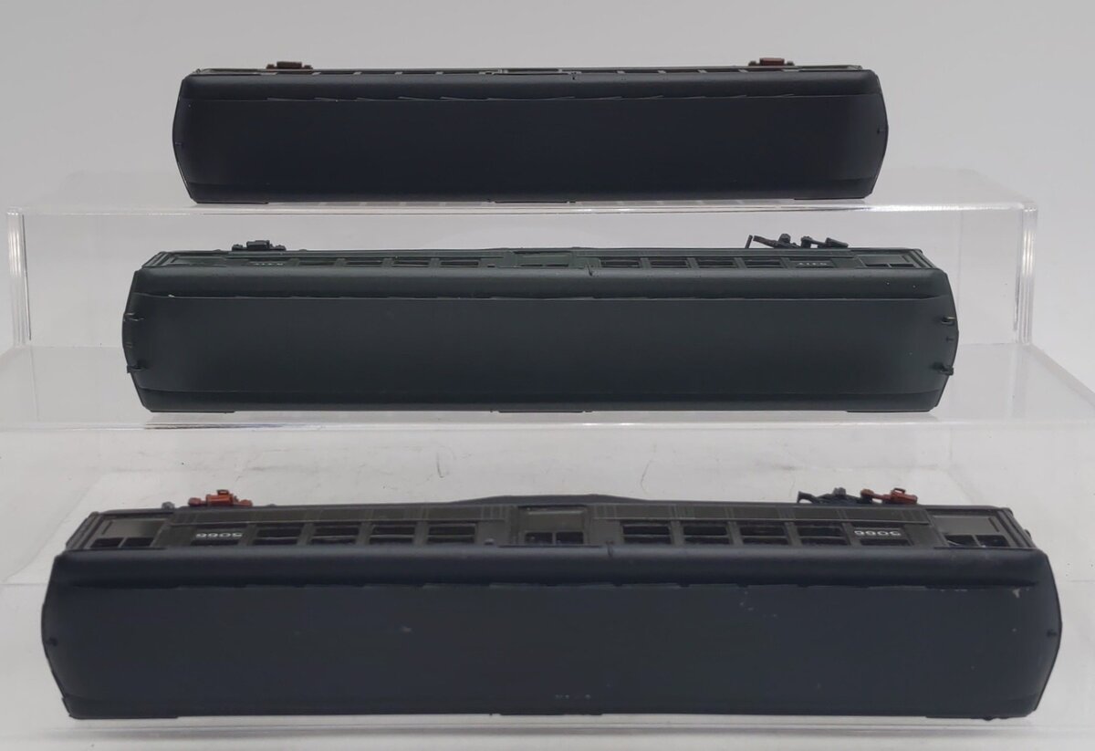 WP Car Corp. HO Brass & Plastic IRT Low V Subway Cars [3] VG/Box