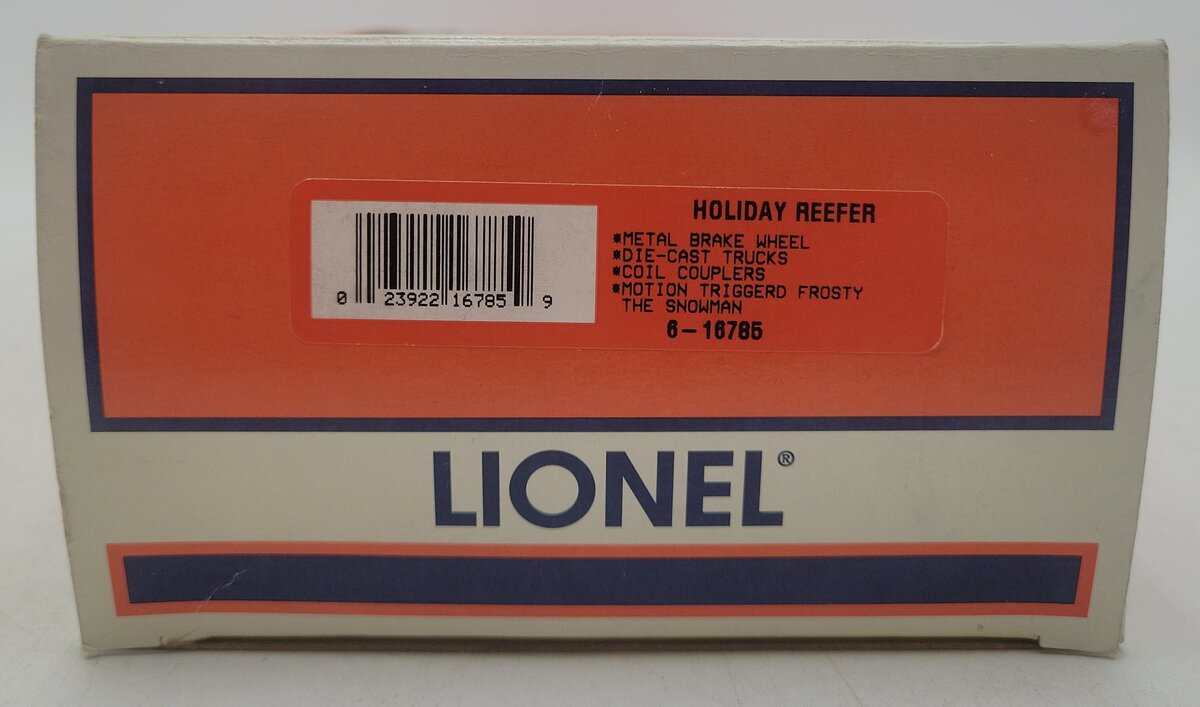 Lionel 6-16785 O Happy Holidays Music Reefer #5700 LN/Box