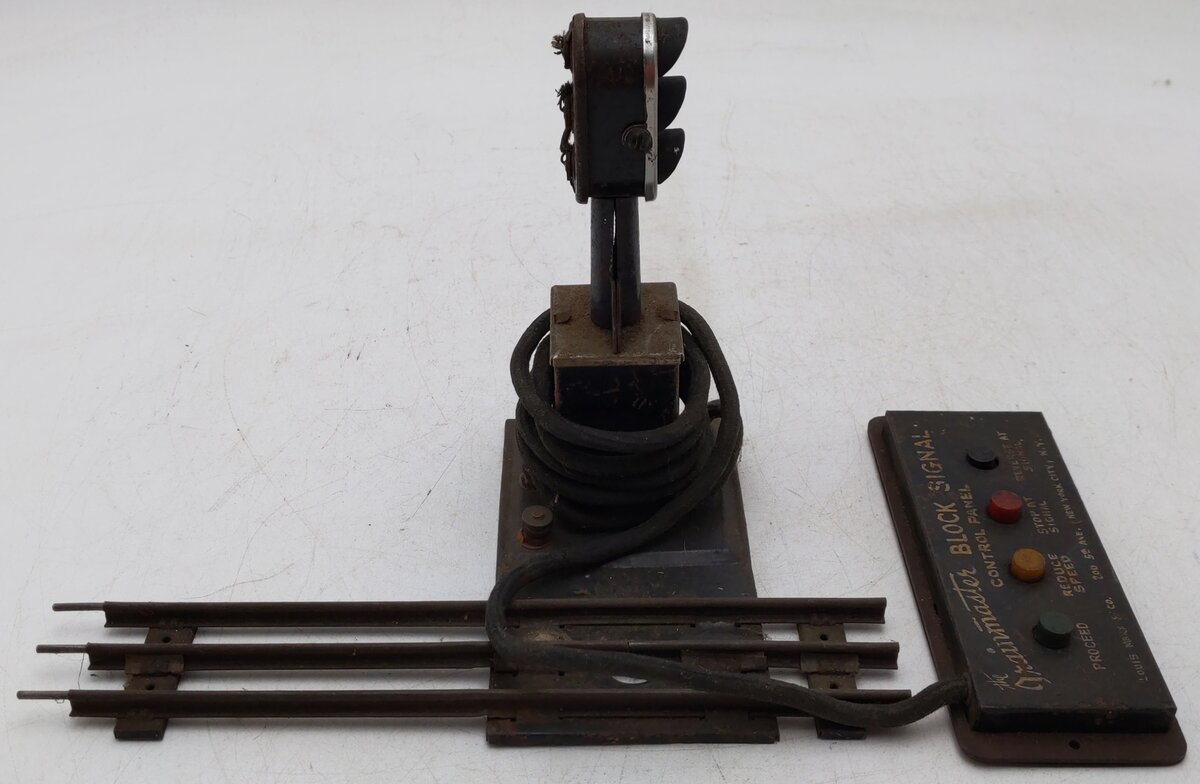 Marx Vintage 1405 O Gauge Trainmaster Light Signal Block
