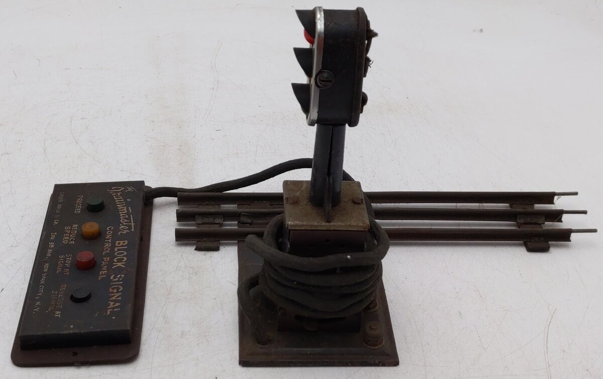 Marx Vintage 1405 O Gauge Trainmaster Light Signal Block