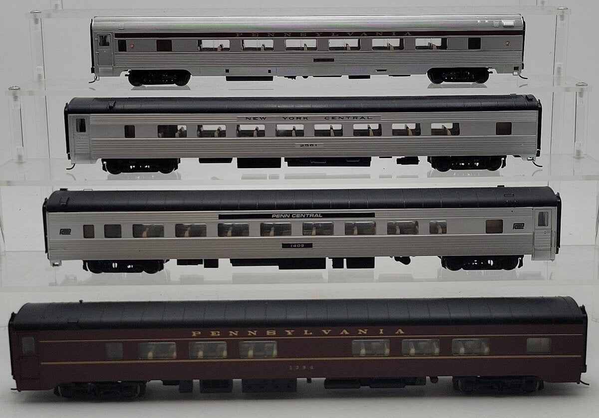 Walthers HO Scale Assorted Passenger Cars #1409,2561,1582,1394 [4] EX