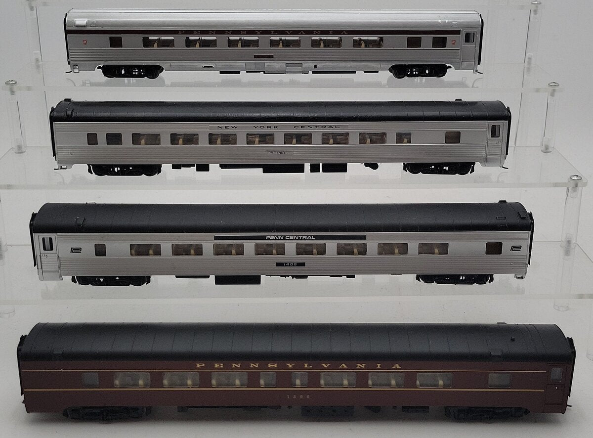 Walthers HO Scale Assorted Passenger Cars #1409,2561,1582,1394 [4] EX
