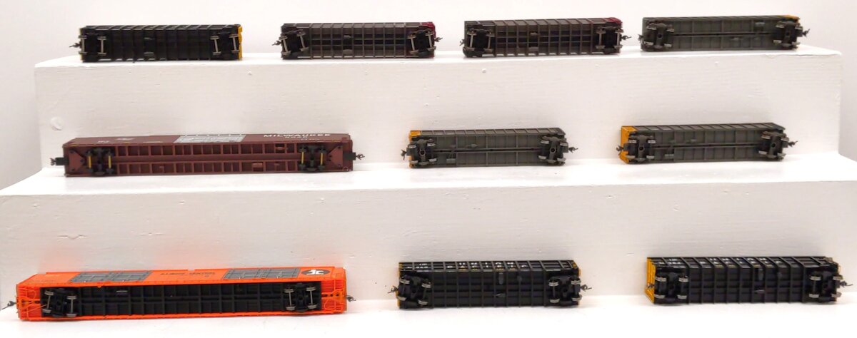 Walthers & Other HO Scale Assorted Freight Cars [10] VG