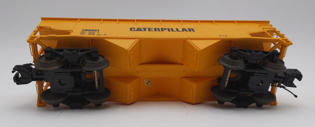MTH 30-75351 4-BAY HOPPER CAR CATERPILLAR #200951 VG