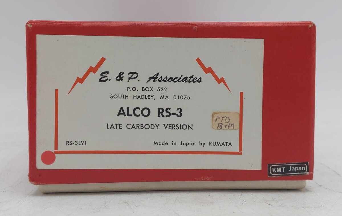 E&P Associates HO BRASS B&M Alco RS-3 Diesel Locomotive - Painted/Box