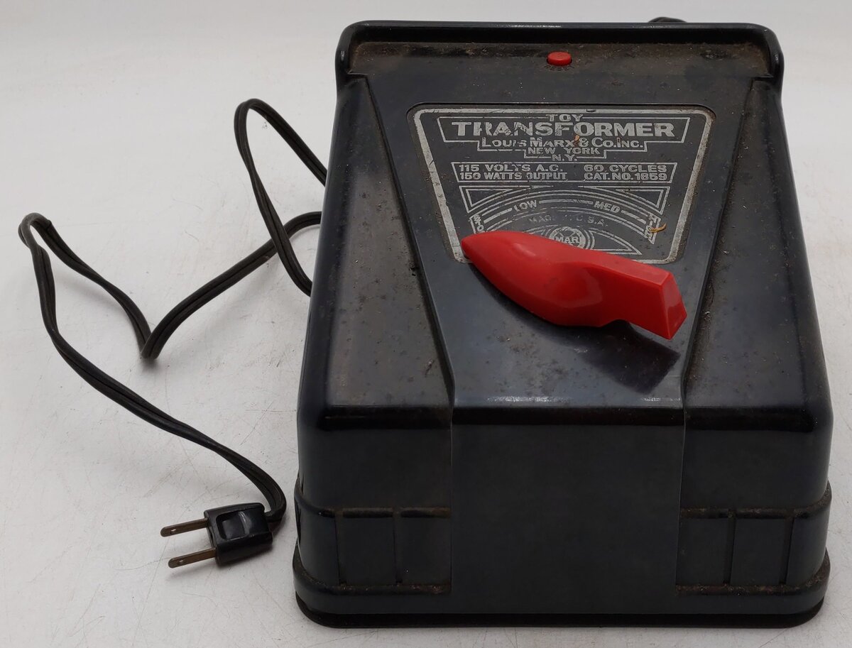 Marx 1859 Vintage O 150 Watt Transformer VG
