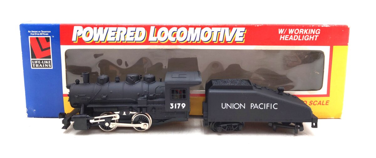 Life Like 8394 HO Union Pacific Steam Locomotive w/ Tender LN/Box