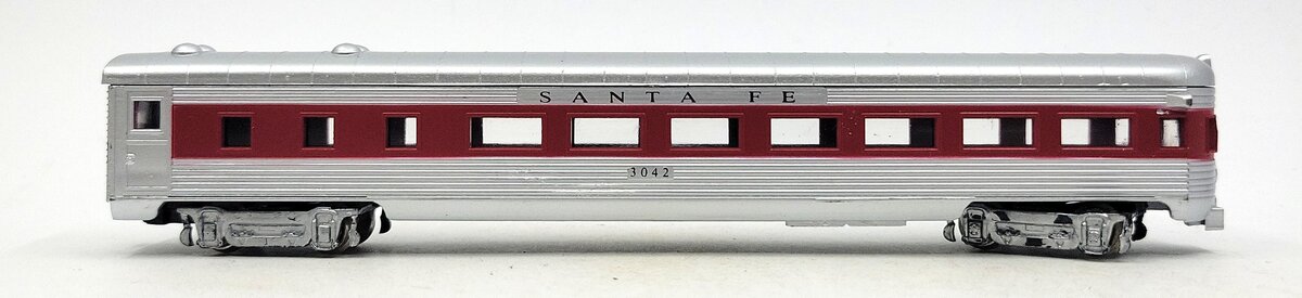 Model Power 3042 N Scale Santa Fe 75' Steamlined Observation Passenger Car #3042 EX/Box