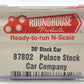 Roundhouse 87802 N Scale Palace Stock Car Company 36' Stock Car #205 LN/Box