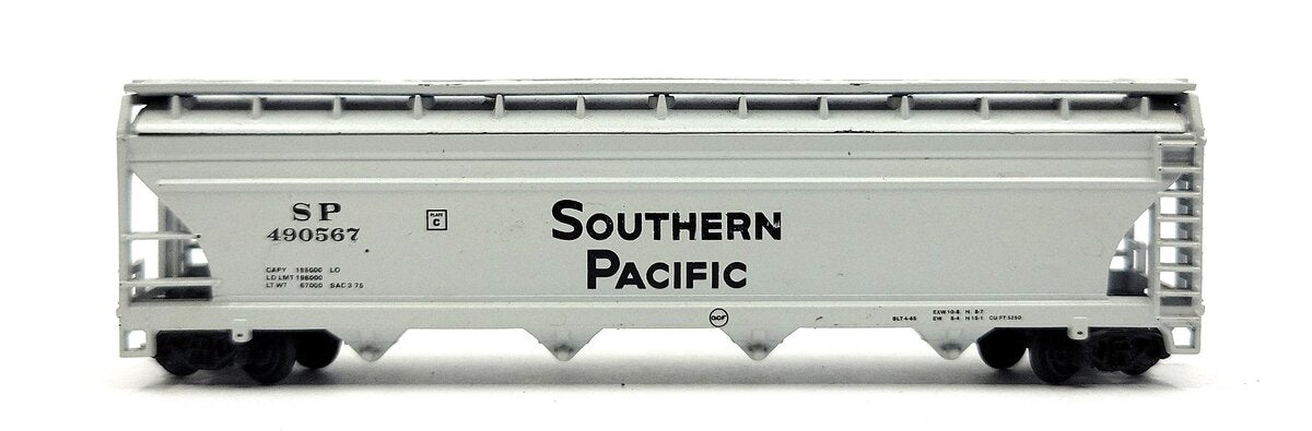 Atlas 3702 N Scale Southern Pacific "Centerflow" Hopper #490567 EX/Box