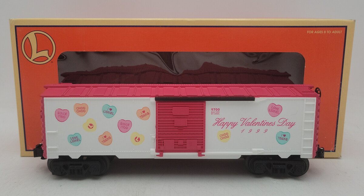 Lionel 6-26235 O Gauge Happy Valentines Day 1999 Boxcar #9700 EX/Box
