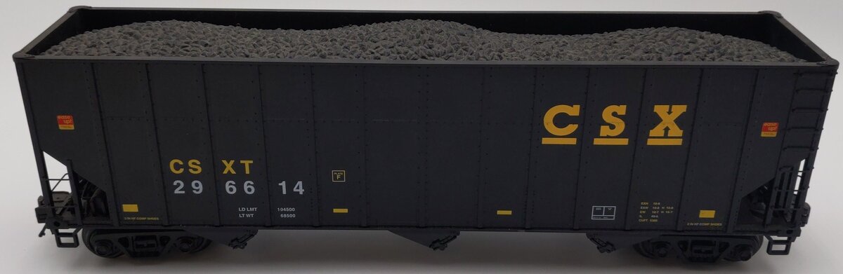 MTH 20-97373 O Gauge CSXT Hopper Car #296614 EX