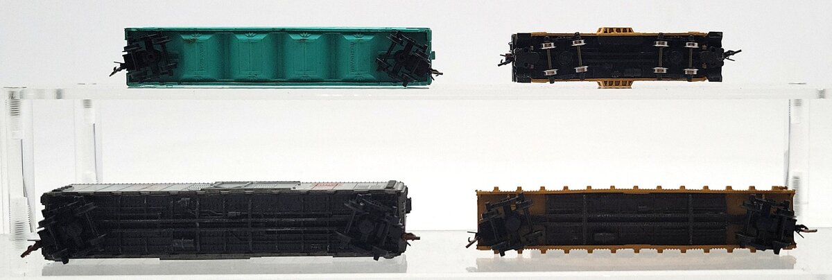Con-Cor N Scale Assorted Freight Cars: 36012, 59163, 324326, 24927 [4] EX/Box