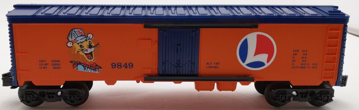 Lionel 6-9849 O Gauge Lionel Lines Billboard Refrigerator Car EX/Box