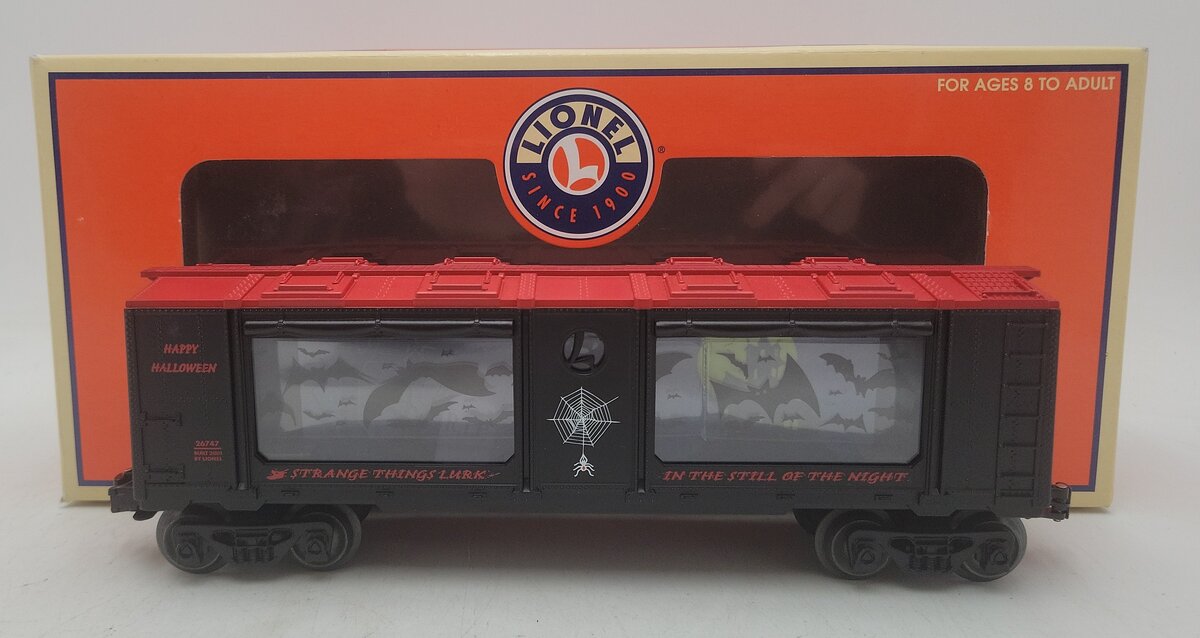 Lionel 6-26747 O Gauge Halloween Bats Aquarium Car #26747 EX/Box