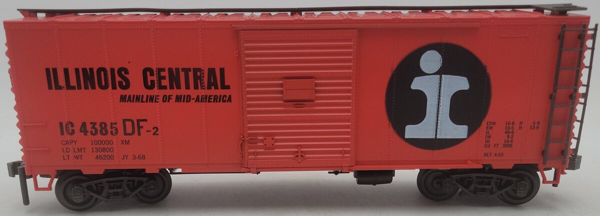 Atlas 6202 O Gauge Illinois Central Boxcar #4385 EX/Box