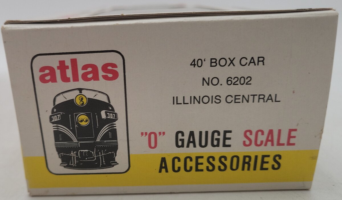 Atlas 6202 O Gauge Illinois Central Boxcar #4385 EX/Box
