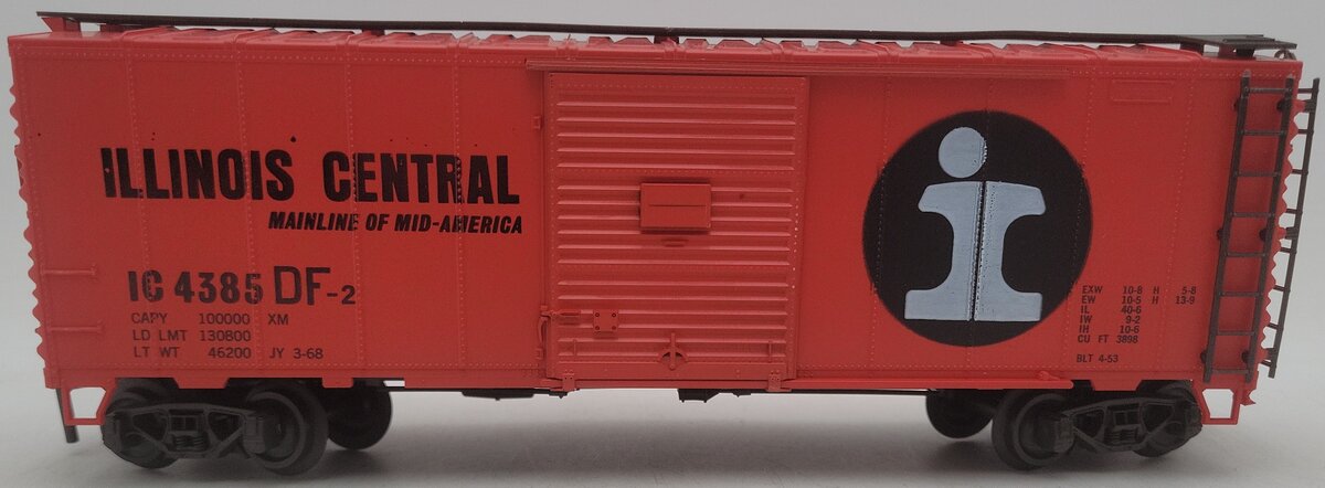 Atlas 6202 O Gauge Illinois Central Boxcar #4385 EX/Box
