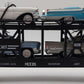 MTH 30-7676 O Gauge MTH Auto Carrier w/ 4 Ertl 1957 Automobiles EX