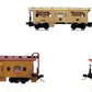 Bachmann, Con-Cor & Tex-N-Rails Assorted Cabooses: 3821, SP250 [3] VG