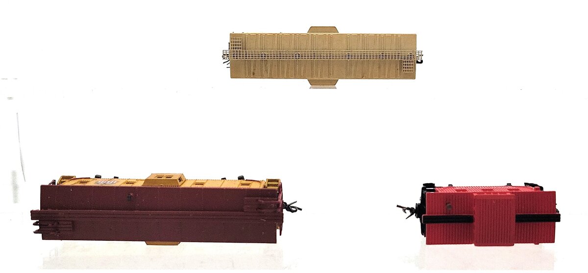 Bachmann, Con-Cor & Tex-N-Rails Assorted Cabooses: 3821, SP250 [3] VG