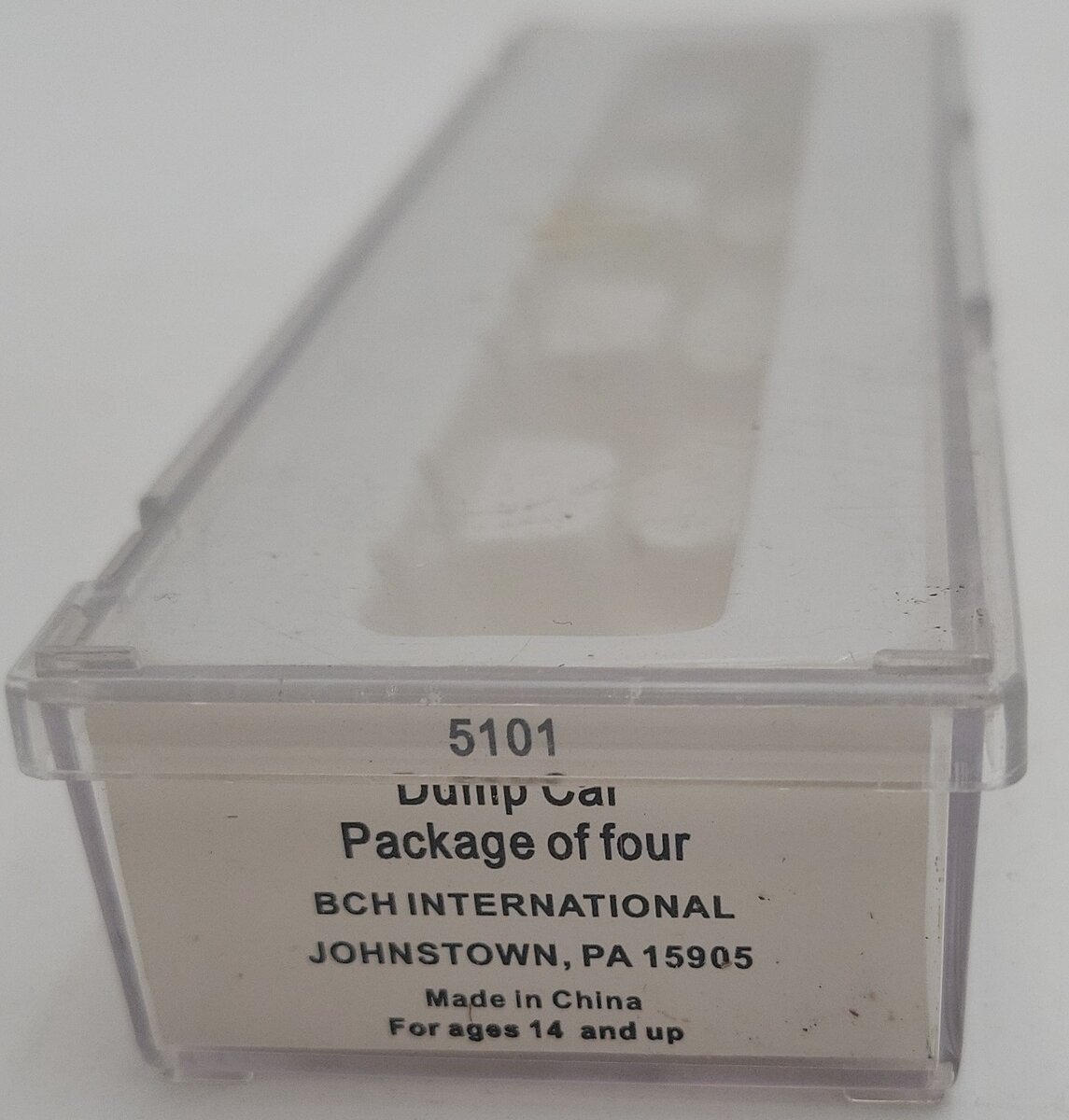 BCH International 5101 HON3 Undecorated 4 Dump Car Set EX/Box