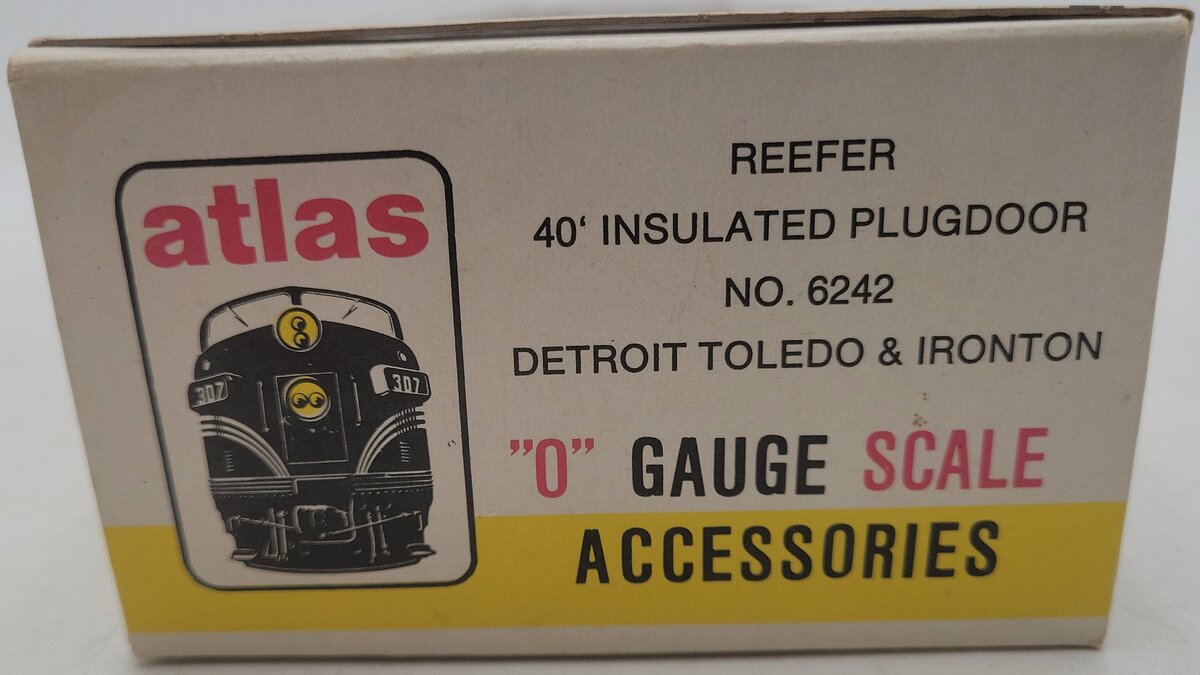 Atlas 6242 O Scale Detroit Toledo & Ironton Reefer (2-Rail) EX/Box