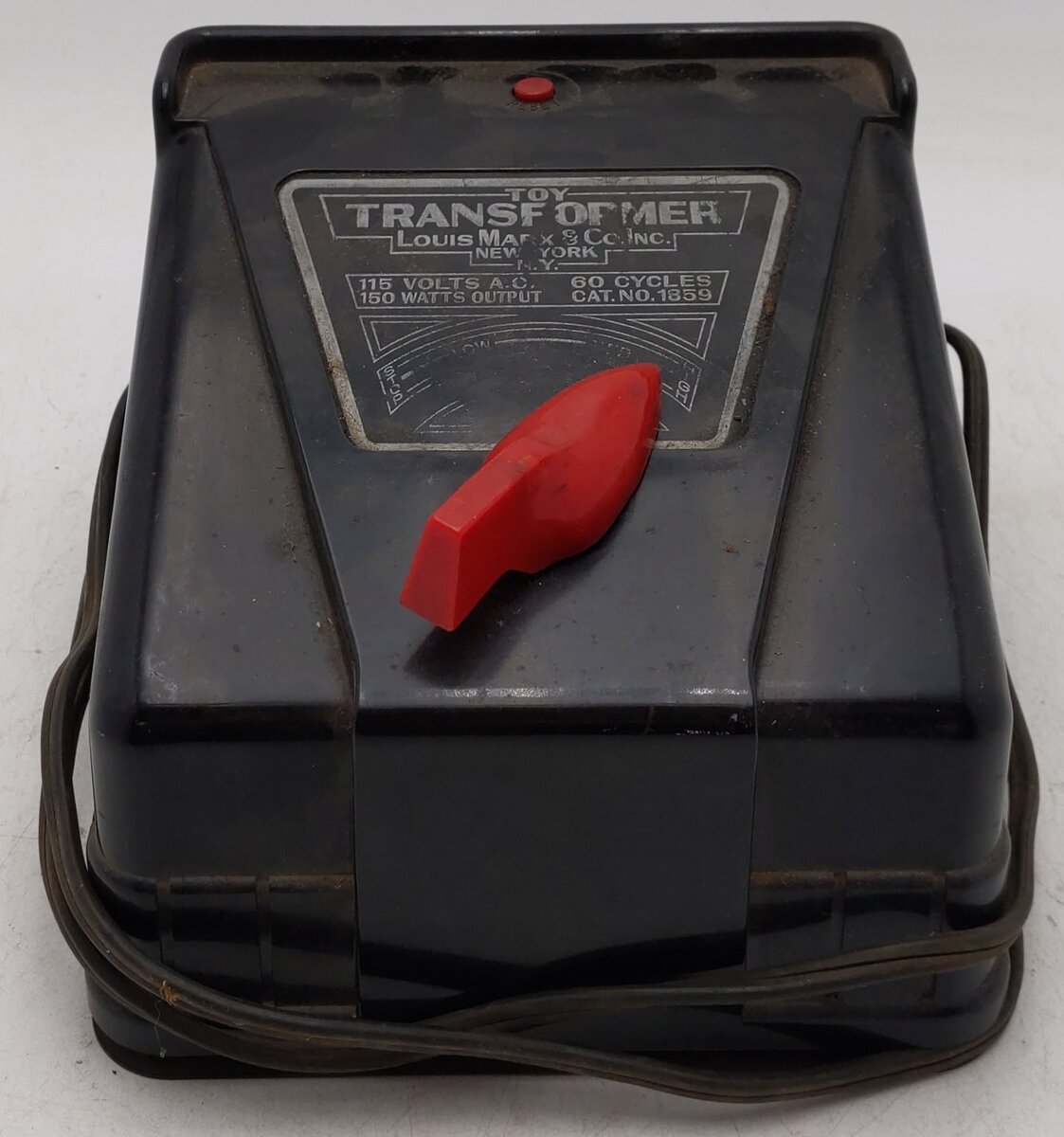 Marx 1859 Vintage O 150 Watt Transformer VG