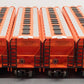 Menards 279-9125 O Gauge Western Pacific Covered Hopper Set (Set of 6) EX