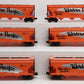 Menards 279-9125 O Gauge Western Pacific Covered Hopper Set (Set of 6) EX